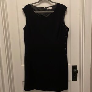 Calvin Klein. Stylish black dress can go anywhere. Fully lined.
